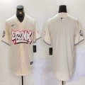 New York Yankees blank beige baseball jerseys Joint Name