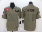 San Francisco 49ers #31 Raheem Mostert green 2019 Salute to Service Limited Jersey