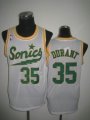 Seattle Supersonic 35 Kevin Durant white NBA Jerseys