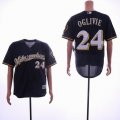 Milwaukee Brewers #24 Oglivie blue majestic MLB Jerseys