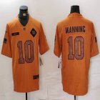 New York Giants #10 Eli Manning 2023 Brown Salute To Service Limited Jerseys