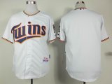 2015 Minnesota Twins blank white mlb baseball Jersey