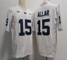 Penn State #15 Drew Allar white college jerseys-XST