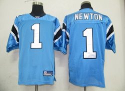 Reebok Carolina Panthers #1 Cam Newton blue nfl jerseys