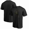 Men's Seattle Mariners Fanatics Branded Black 2018 Memorial Day Big and Tall Prestige Camo T-Shirt