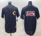 Nike Cincinnati Reds blank black majestic baseball jerseys 01