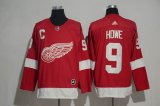 Adidas Detroit Red Wings #9 Gordon Howe Red hockey jersey