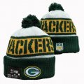 2024 Green Bay Packers green white yellow NFL Sports Cuffed Knit Hats