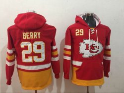 Kansas City Chiefs #29 Eric Berry red nfl Hooded Sweatshirt