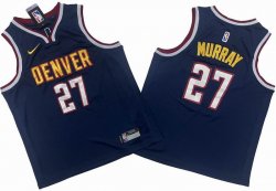 Youth Nike Denver Nuggets #27 Jamal Murray blue nba Jerseys