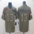 Nike Cleveland Browns #13 Odell Beckham Jr Salute to Service Retired Limited Jersey-BD