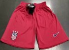 2019-2020 United States Thailand version red soccer shorts away