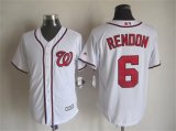 Washington Nationals #6 Anthony Rendon white majestic baseball jerseys