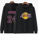 Los Angeless Lakers #24 Kobe Bryant black NAB Hoodie 01