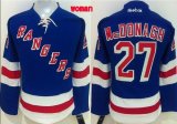 women Reebok New York Rangers #27 Ryan McDonagh blue nhl Jersey