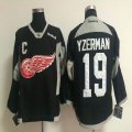 2015 Detroit Red Wings #19 Steve Yzerman black ice hockey Jerseys