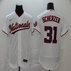 washington nationals #31 Max Scherzer white Flexbase Authentic Collection Jersey-BD