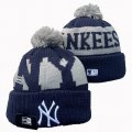 2024 New York Yankees blue gray MLB sports Cuffed Knit Hats