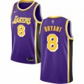 Nike Los Angeless Lakers 8 Kobe Bryant purple NBA Jersey