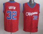 Los Angeles Clippers 32 Blake Griffin Decorative pattern red nba Jersey