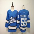 Adidas Winnipeg Jets #55 Mark Scheifele skyblue hockey Jerseys