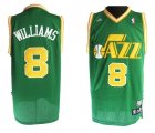 NBA Uath Jazz Deron Williams 8# green nba jersey