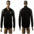 2015 Paris St Germain black soccer jacket