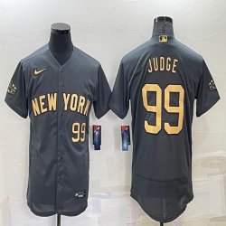 2022 MLB All-Star Nike New York Yankees #99 Aaron Judge gray Flexbase Authentic Collection Jersey-BD