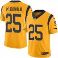 Nike Rams #25 T.J. McDonald Gold Color Rush Limited Jersey