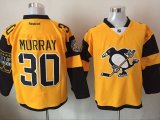 2016 Reebok Pittsburgh Penguins #30 Matt Murray yellow NHL Jersey