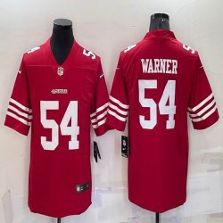 Nike San Francisco 49ers #54 Fred Warner Red Color Rush Limited Jersey-BD