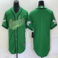 Nike Philadelphia Eagles blank green baseball jerseys Joint name-BD 03