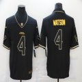 Nike Houston Texans #4 Deshaun Watson throwback black Color Rush Limited Jersey-BD