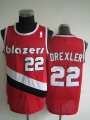 Portland Trail Blazers 22 DREXLER red nba jersey