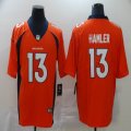 Denver Broncos #13 Hamler Nike orange Color Rush Limited Jersey