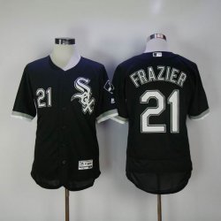 Chicago White Sox #21 Todd Frazier black Flexbase baseball jersey