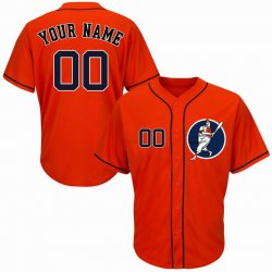 Custom Houston Astros orange baseball jerseys