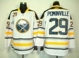 NHL Buffalo Sabres 29 Pominville White Jersey