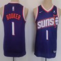 Youth Nike Phoenix Suns #1 Devin Booker Purple NBA basketball Jersey-CY