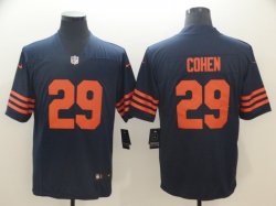 Nike Chicago Bears #29 Tarik Cohen dark blue Color Rush Limited Jersey-BD