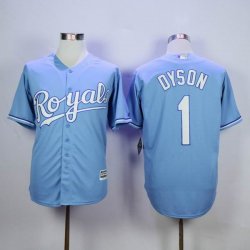 Kansas Royals #1 Jarrod Dyson Skyblue MLB baseball jerseys