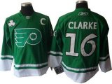 Philadelphia Flyers 16 Bobby Clarke Green Jerseys