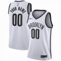 Customized Brooklyn Nets white basketball jerseys