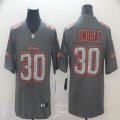 Nike Denver Broncos #30 Phillip Lindsay gray fashion Color Rush Limited Jerseys-BD