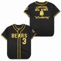 Bad News Bears Jersey #3 Chico's Bail Bonds black Movie Baseball Jersey