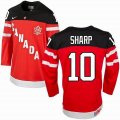 Team Canada Olympic #10 Patrick Sharp Red 100th Anniversary Stitched NHL Jerseys