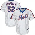 Youth New York Mets #52 Yoenis Cespedes white Blue Strip baseball Jerseys