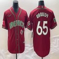 2023 World Cup Mexico #65 Jose Urquidy red majestic baseball jerseys 11