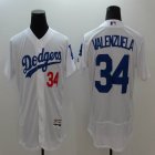 2016 Los Angeles Dodgers 34 Fernando Valenzuela white elite baseball jersey