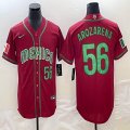 2023 World Cup Mexico #56 Randy Arozarena red majestic baseball jerseys 20